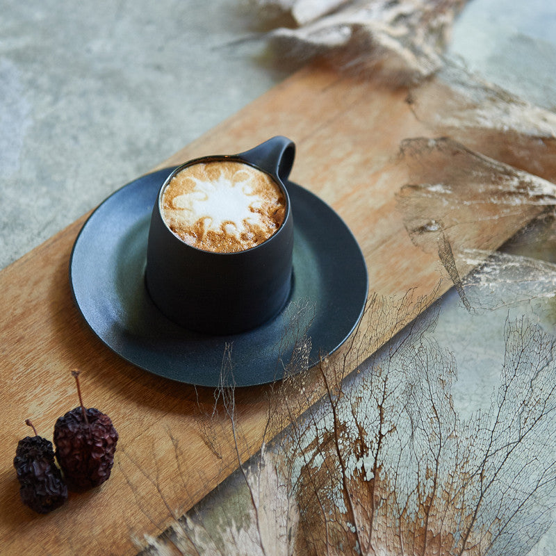 Ripple Cappuccino Cup & Saucer