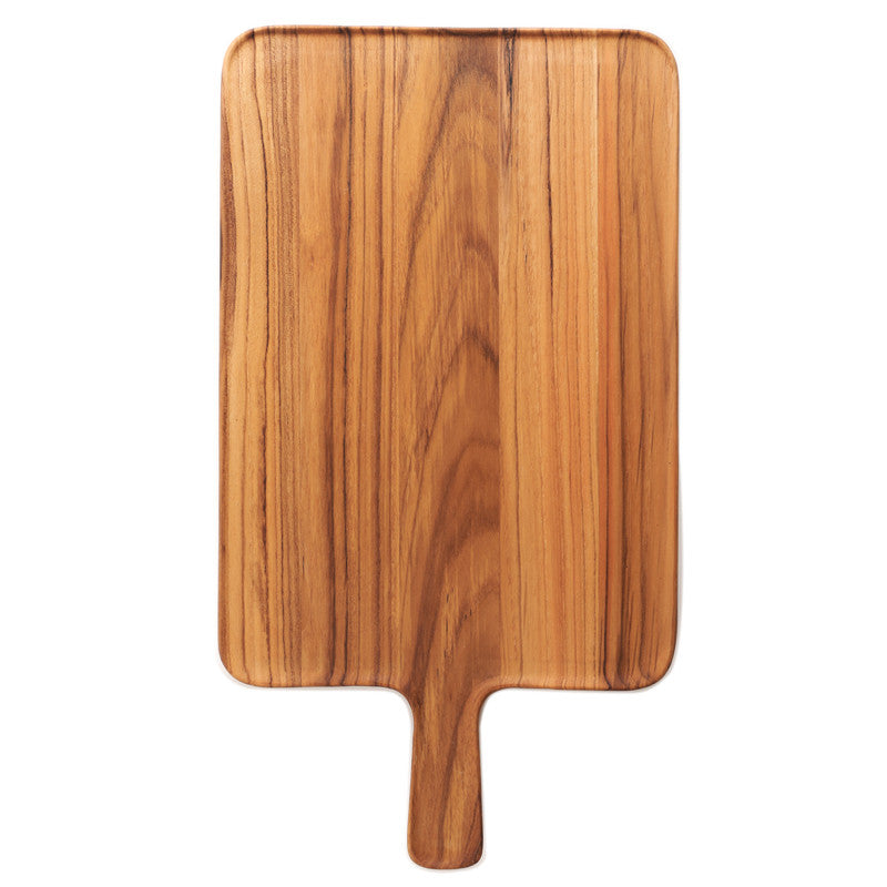 Blanche Serving Tray with Handle- Teak