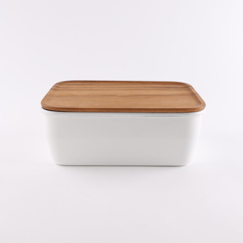 Enamel Deep Storage Container